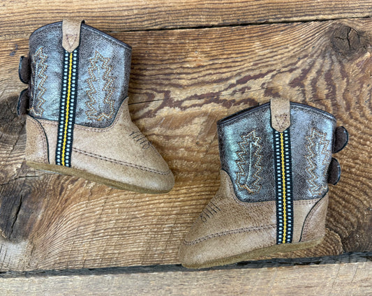 Old West Size 3C Cowboy Boot