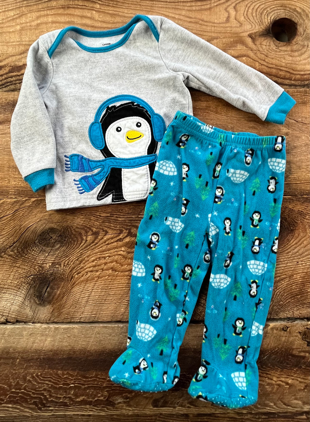 George 12-18M Penguin Pajamas