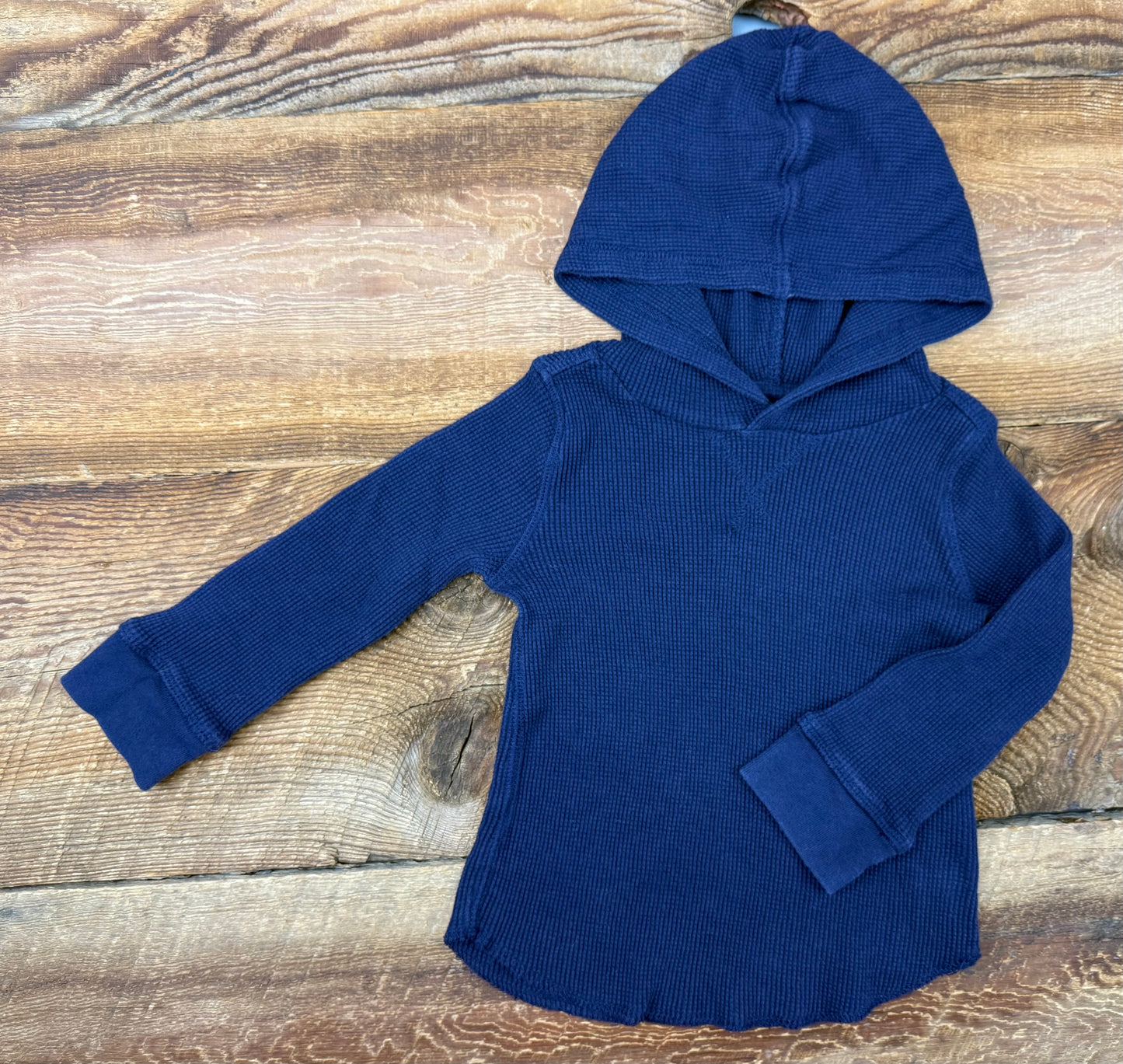 Gap 2T Hooded Waffle Shirt