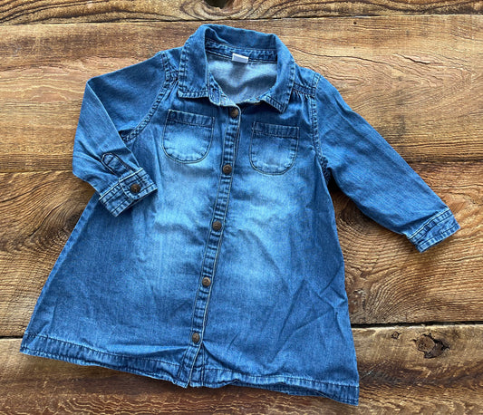 Old Navy 12-18M Jean Dress