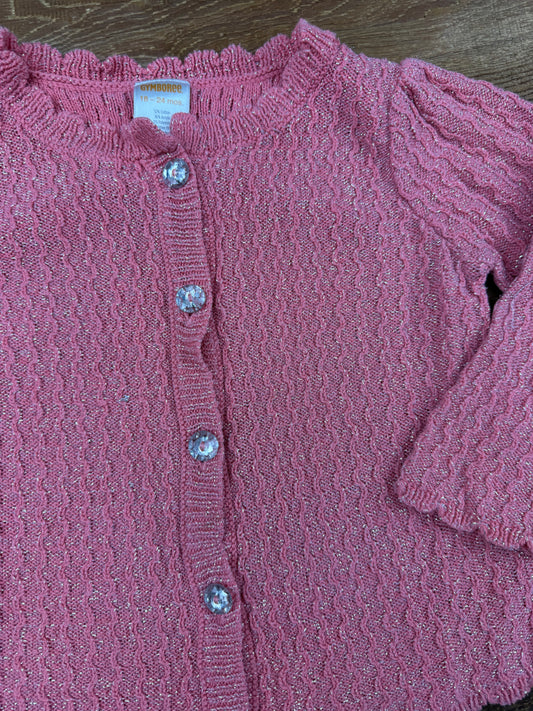 Gymboree 18-24M Sparkle Knit Cardigan