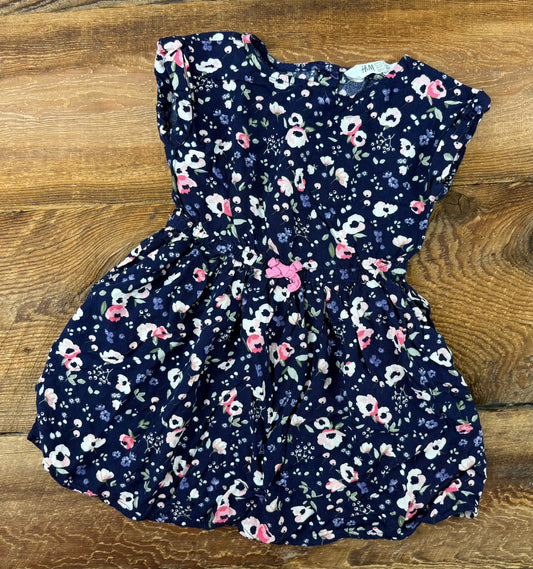 H&M 18-24M Floral Pocket Dress
