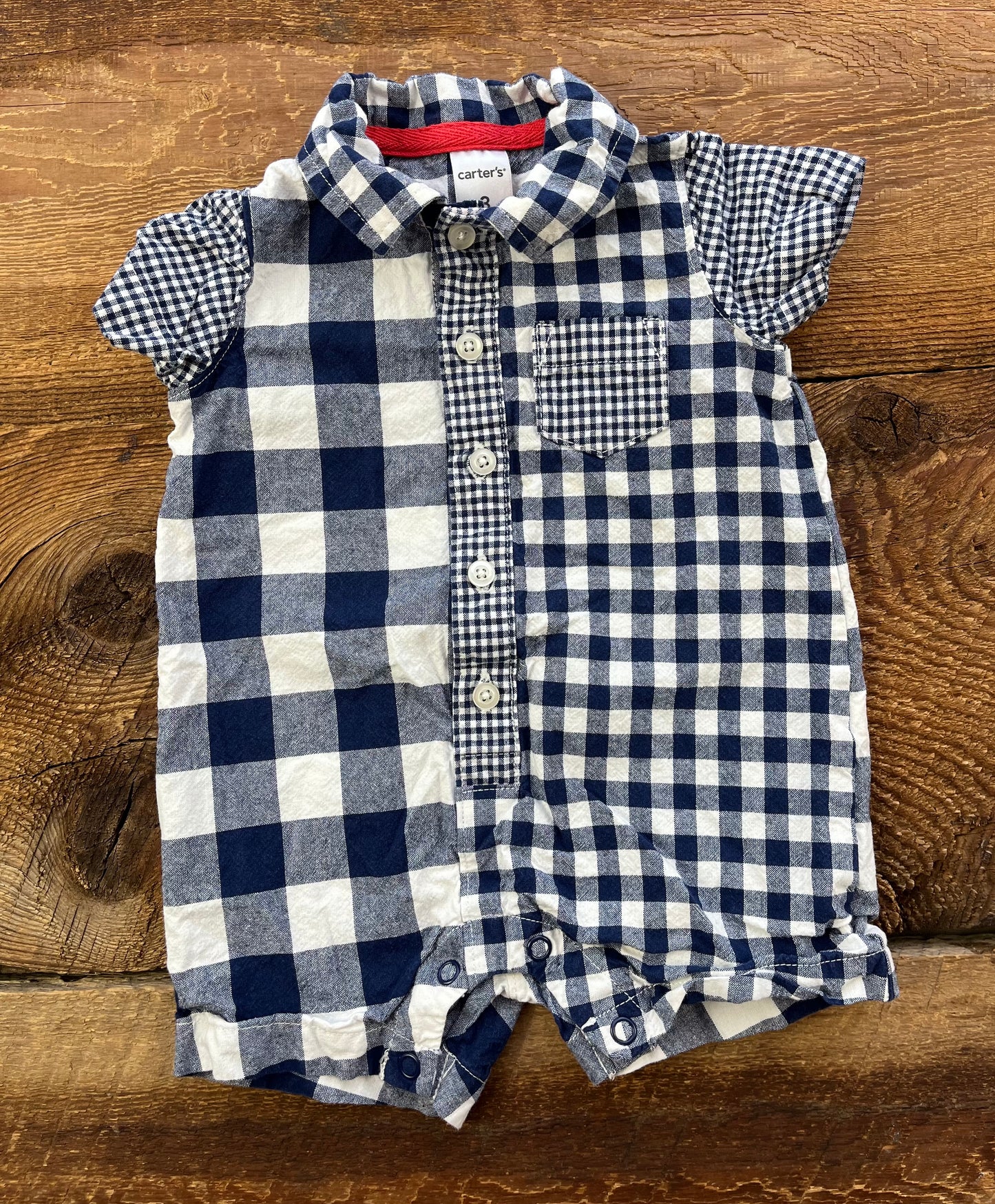 Carter’s 3M Plaid Romper