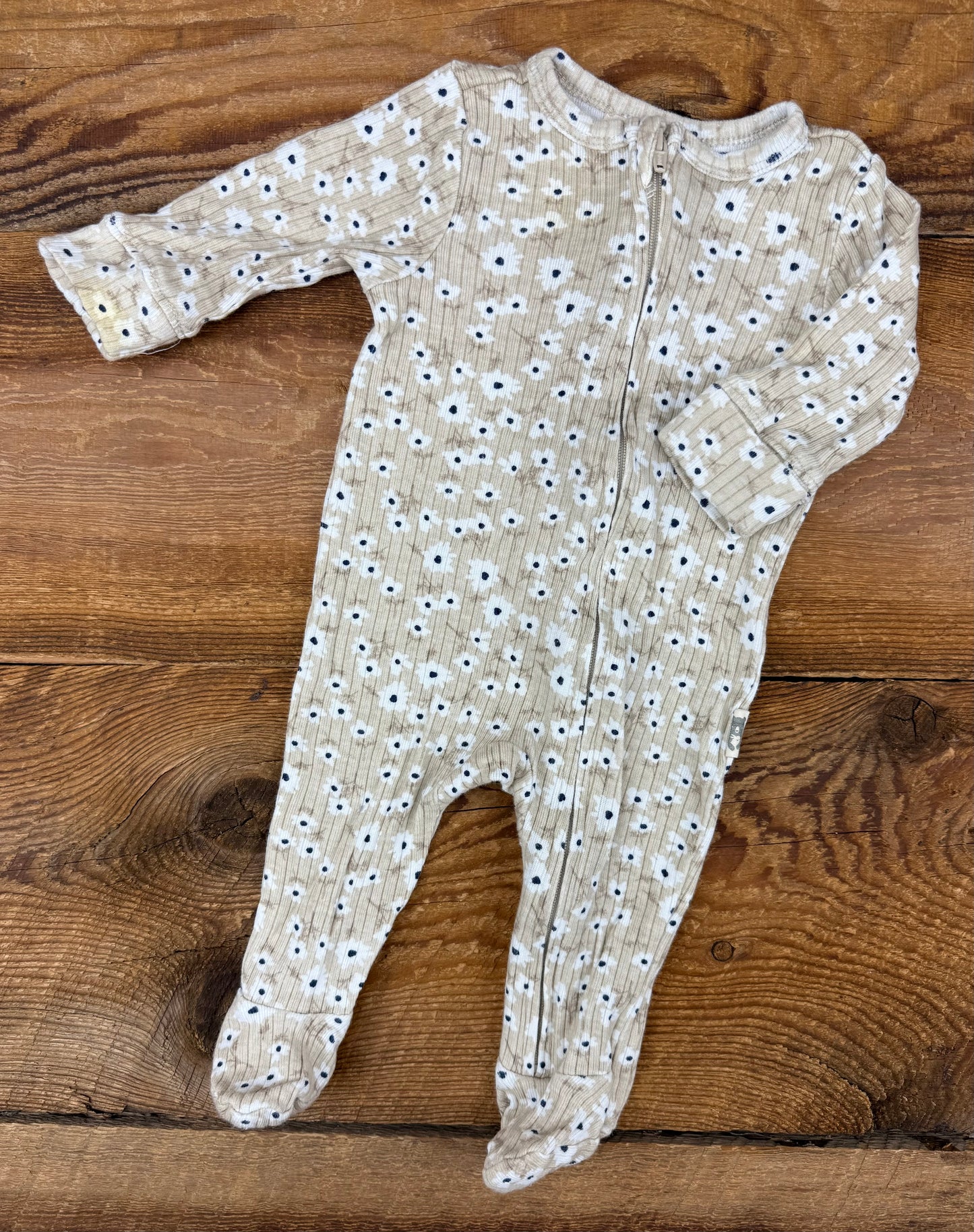 Rabbit + Bear 0-3M Floral Sleeper