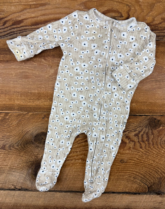 Rabbit + Bear 0-3M Floral Sleeper