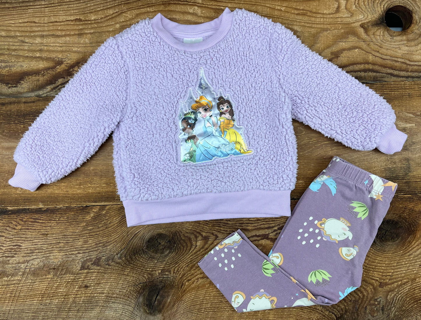 Disney 2T Sherpa Princess Outfit