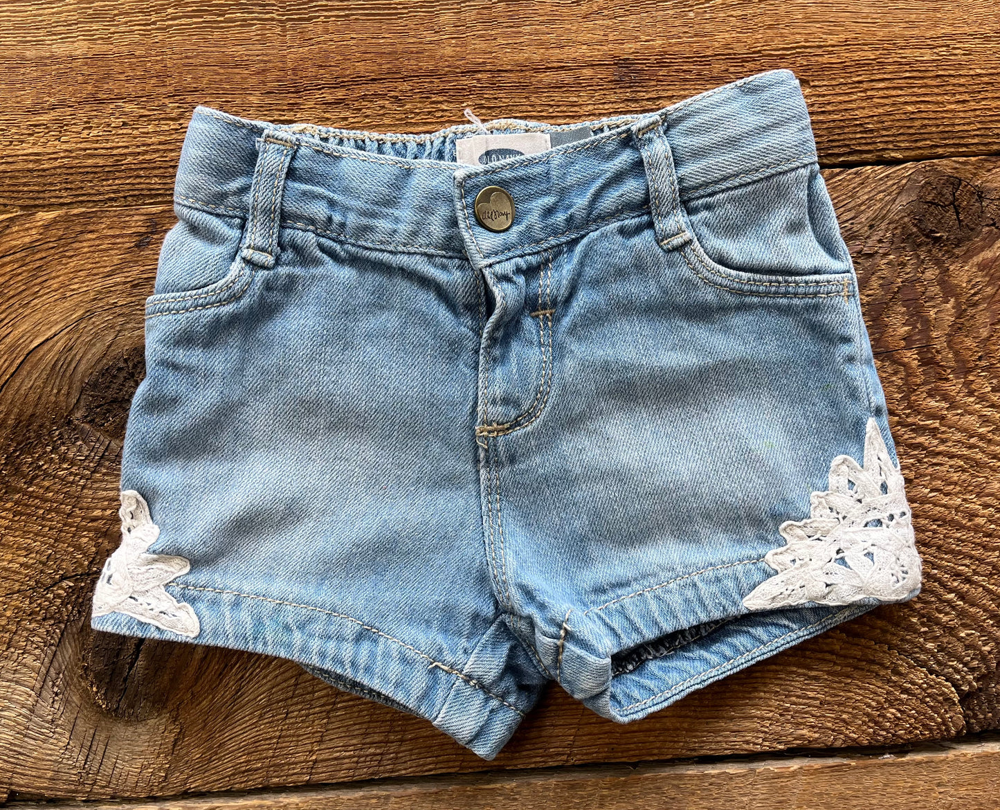 Old Navy 18-24M Lace Jean Short