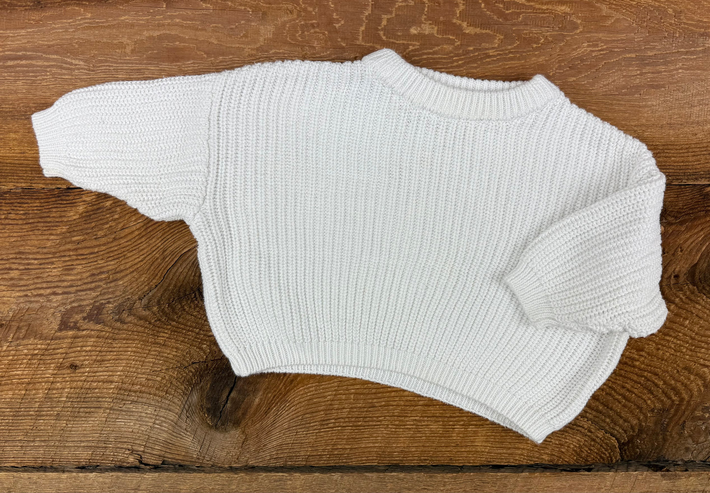 Small Shop 0-3M Knit Sweater