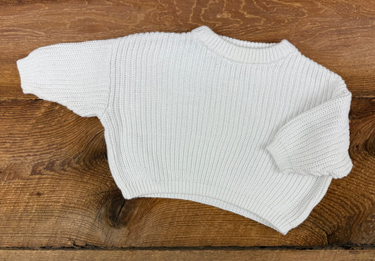 Small Shop 0-3M Knit Sweater
