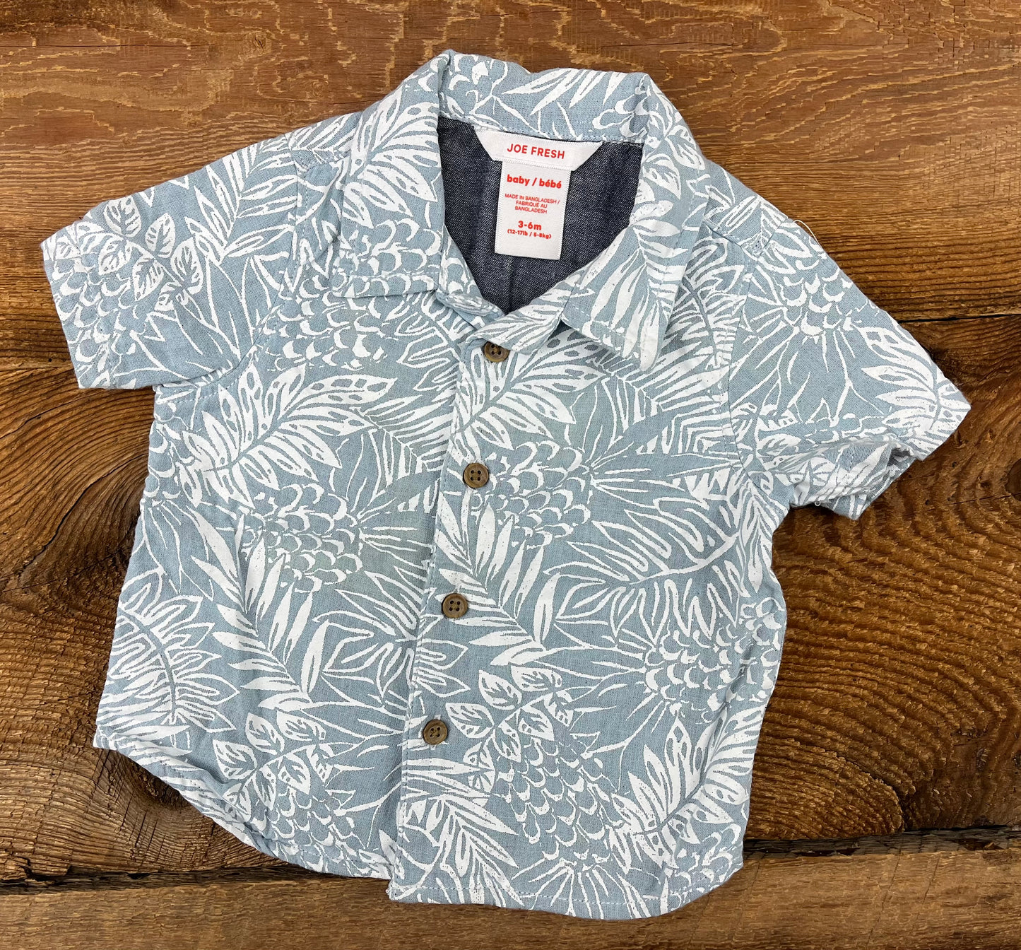 Joe Fresh 3-6M Tropical Tee