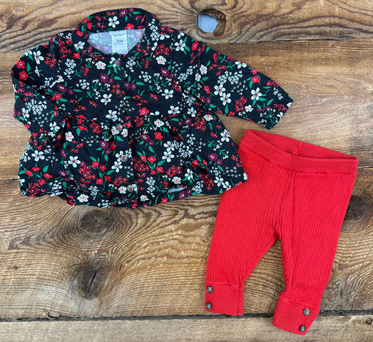Carter’s 3M Floral Outfit