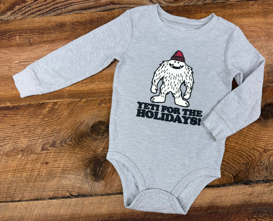 Oshkosh 18M Holiday Yeti Onesie