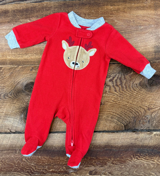 Carter’s NB Fleece Reindeer Sleeper