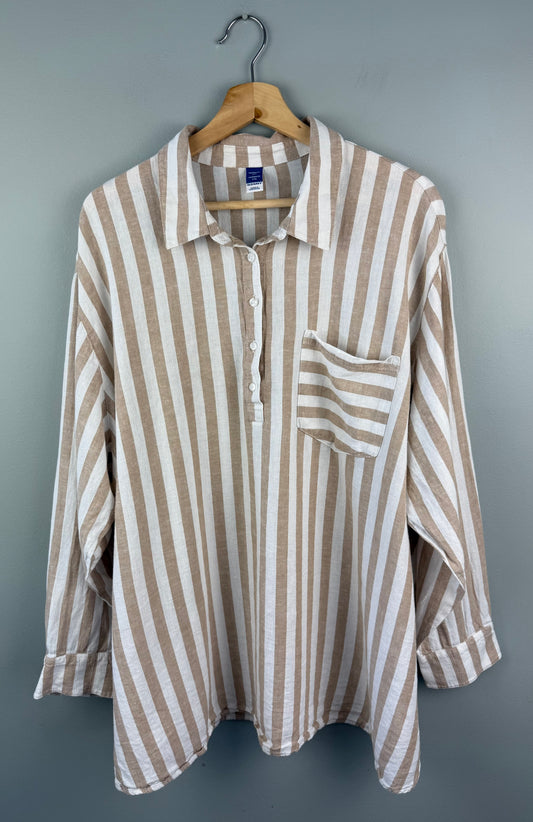 Old Navy Maternity XXL Linen Shirt