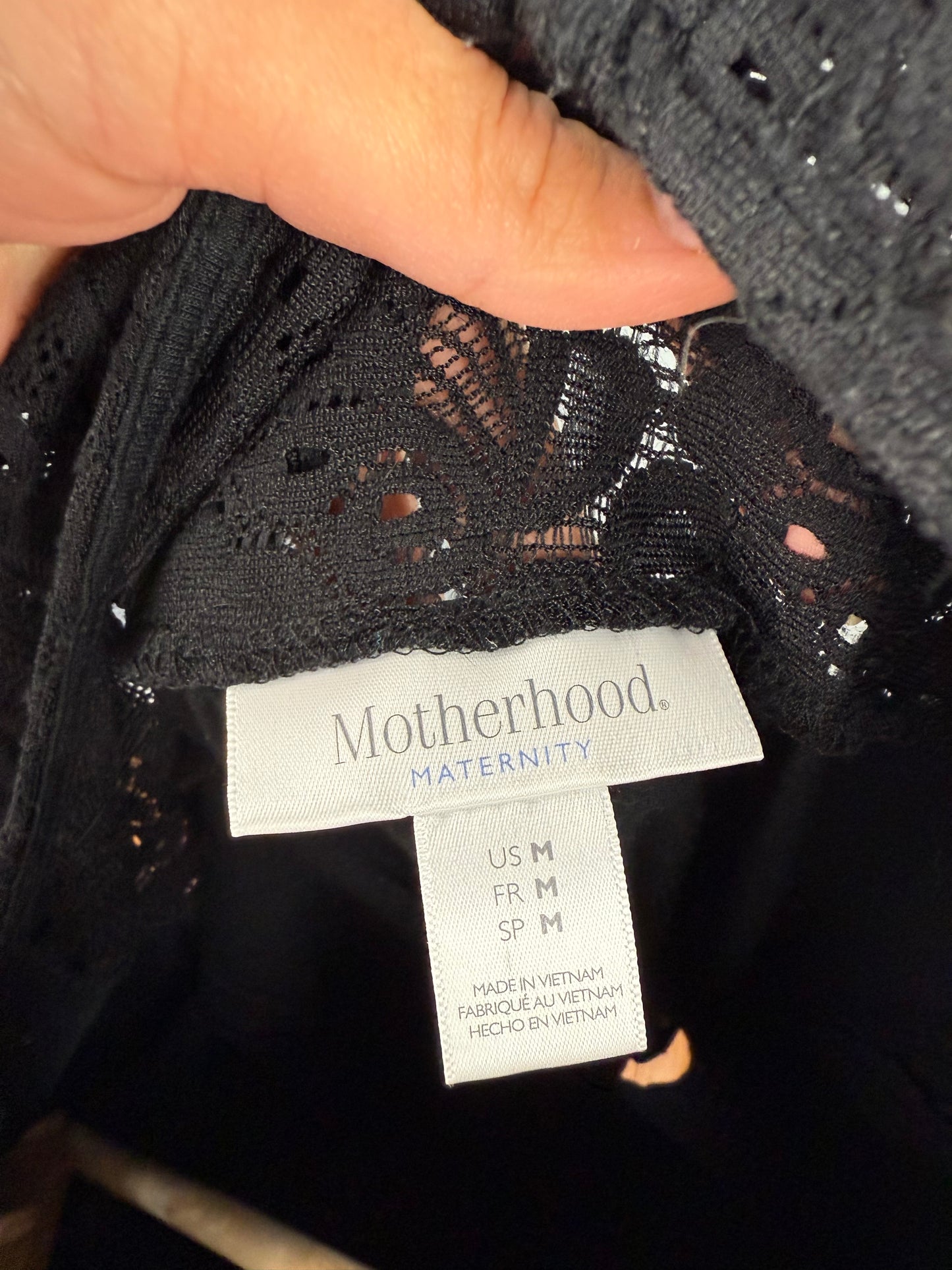 Motherhood Maternity Medium Lace Shirt