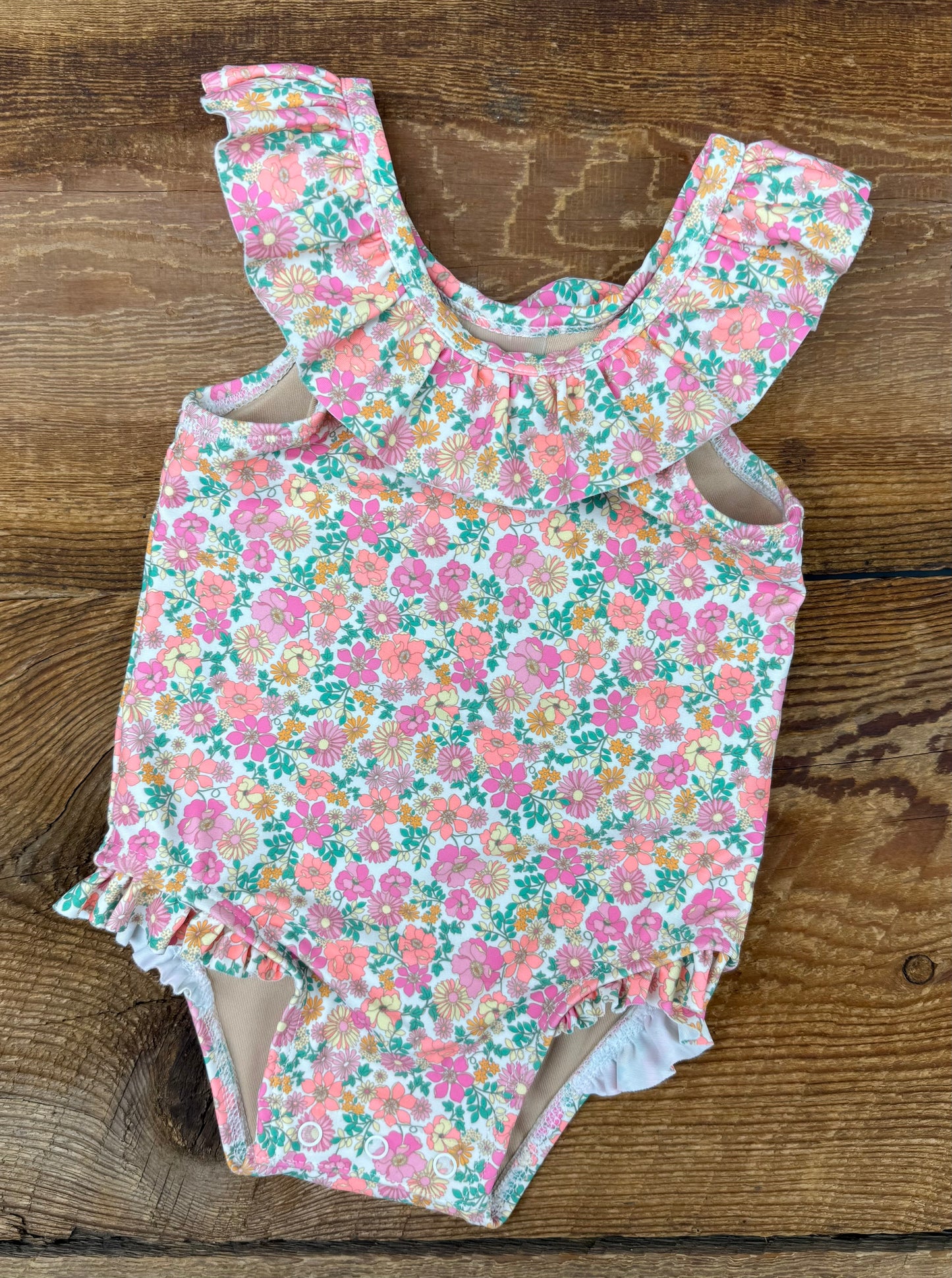 Old Navy 3-6M Floral Swimsuit
