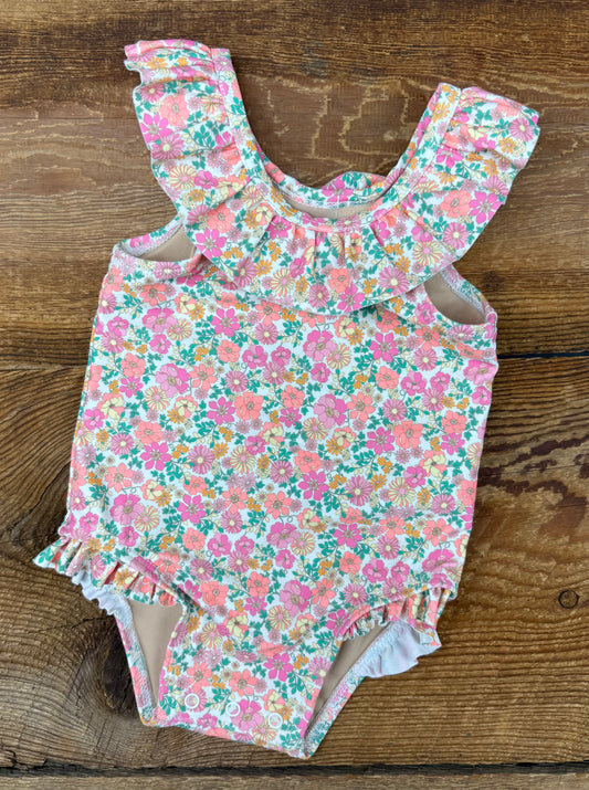 Old Navy 3-6M Floral Swimsuit
