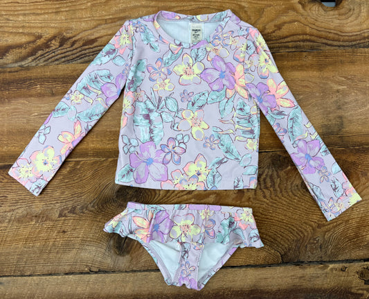 Oshkosh 4T Floral Swimsuit