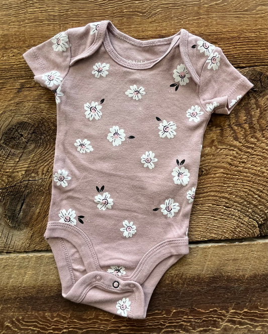 Petite Lem NB Floral Onesie