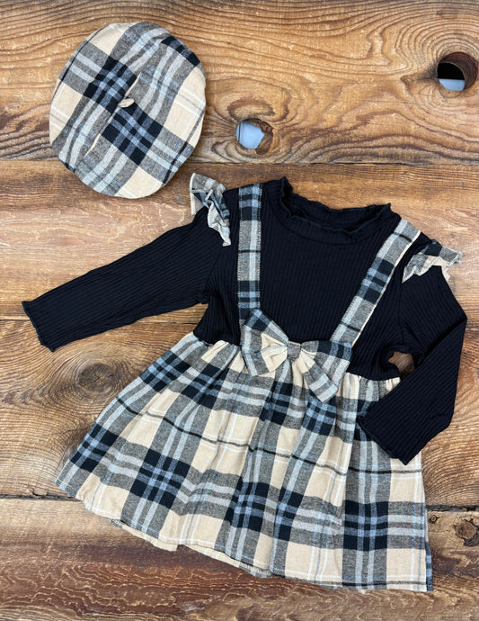 Small Shop 12-18M Plaid Dress Set