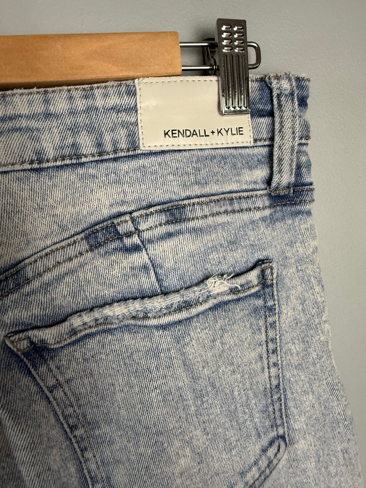 Kendall + Kylie Women’s 11/30 High Rise Straight Jean