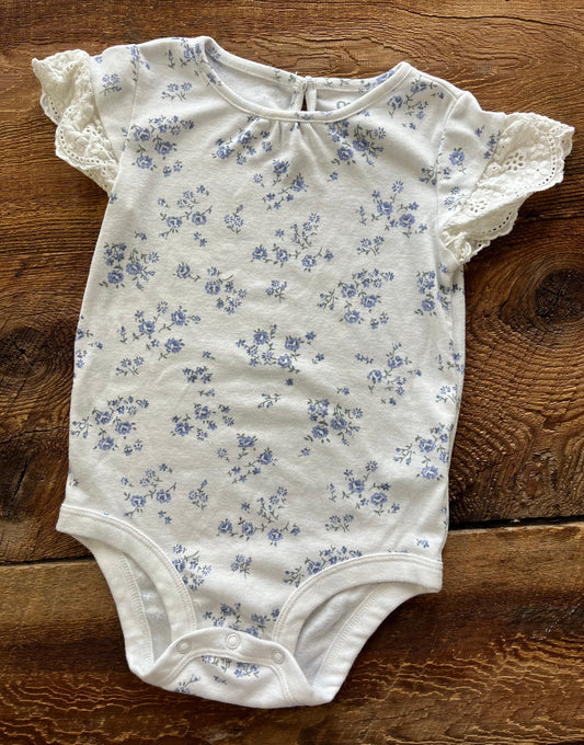 Oshkosh 24M Floral Onesie