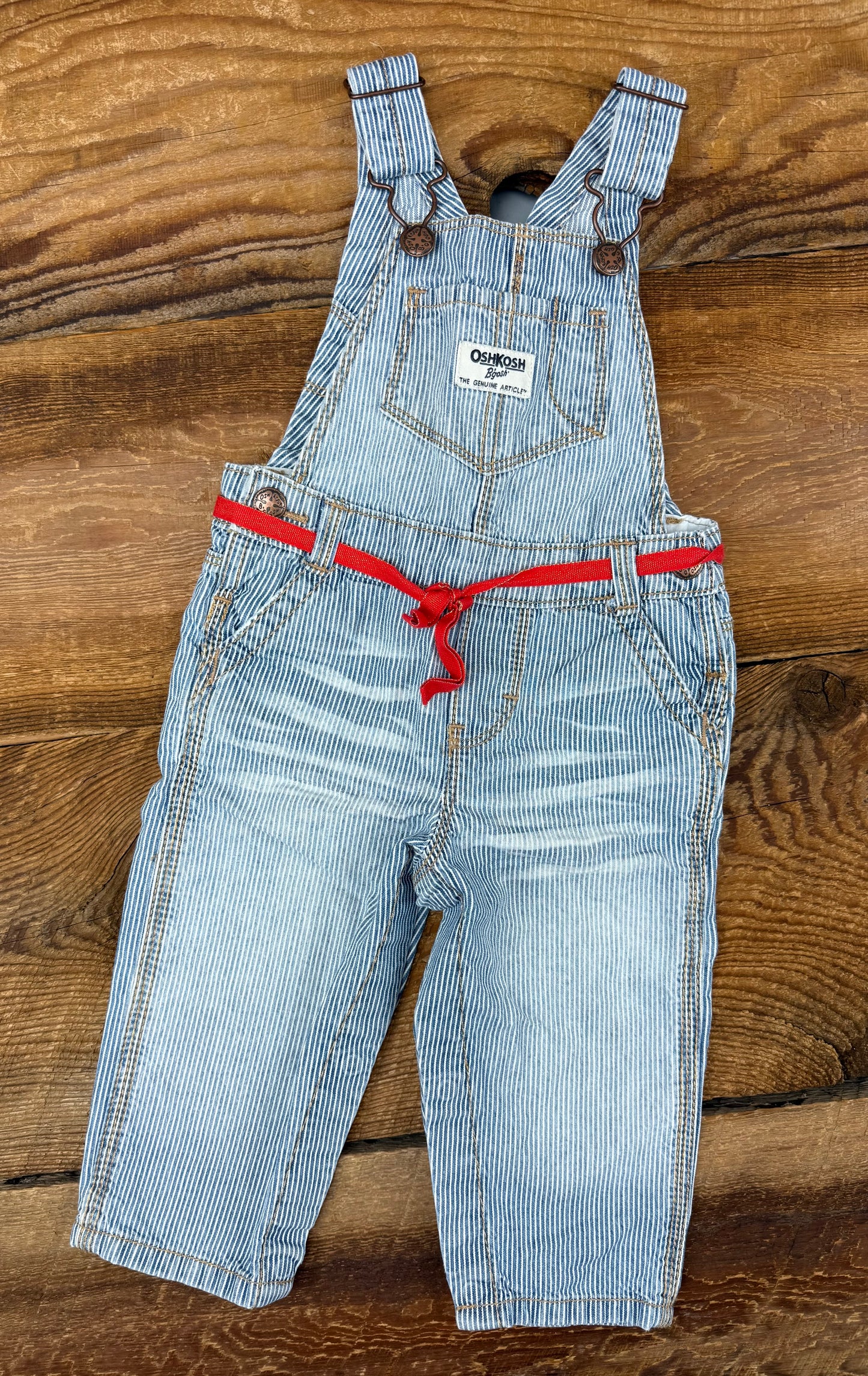 Oshkosh 9M Striped Overalls