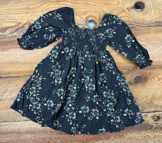 Juicy Peach 4/5T Floral Dress