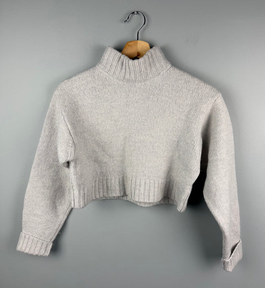 Wilfred Free Women’s Small Wool Cropped Turtleneck Sweater