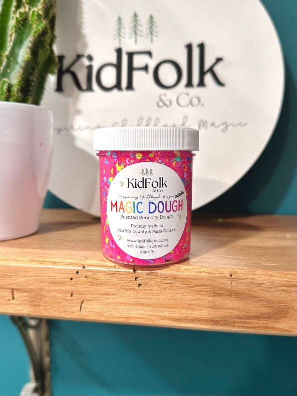 KidFolk & Co Magic Dough, Bubblegum Pink- 4oz