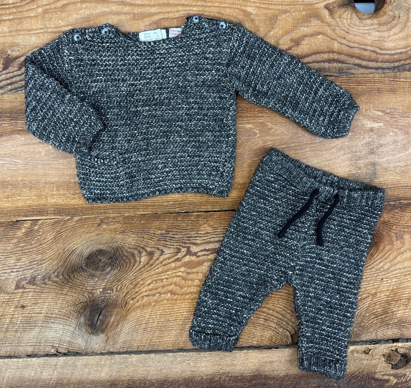 Zara 3-6M Knit Outfit