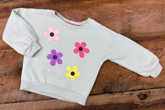 George 2T Floral Crewneck