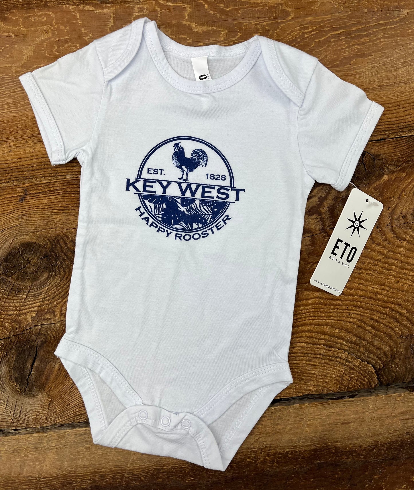 Eto Apparel 0-6M Happy Rooster Onesie