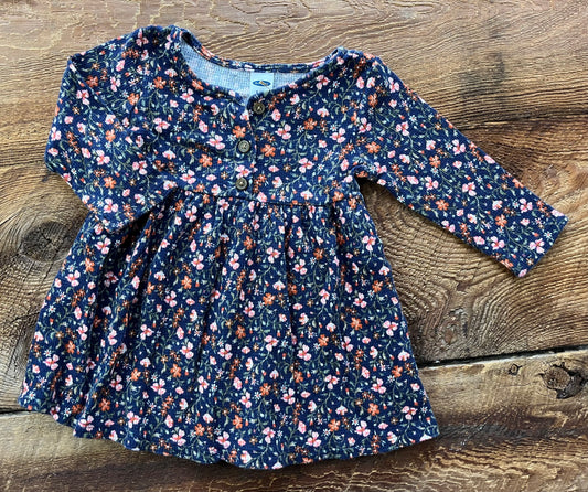 Old Navy 6-12M Thermal Floral Dress