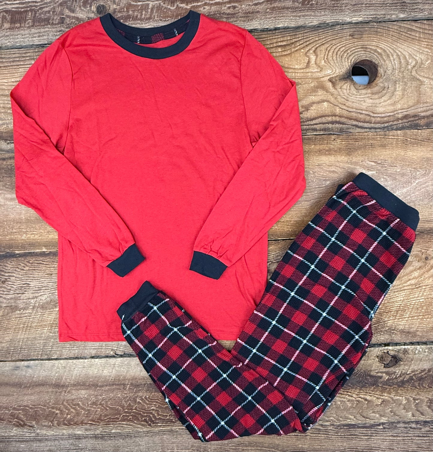 Eddie Bauer 14Y Plaid Pajama Set