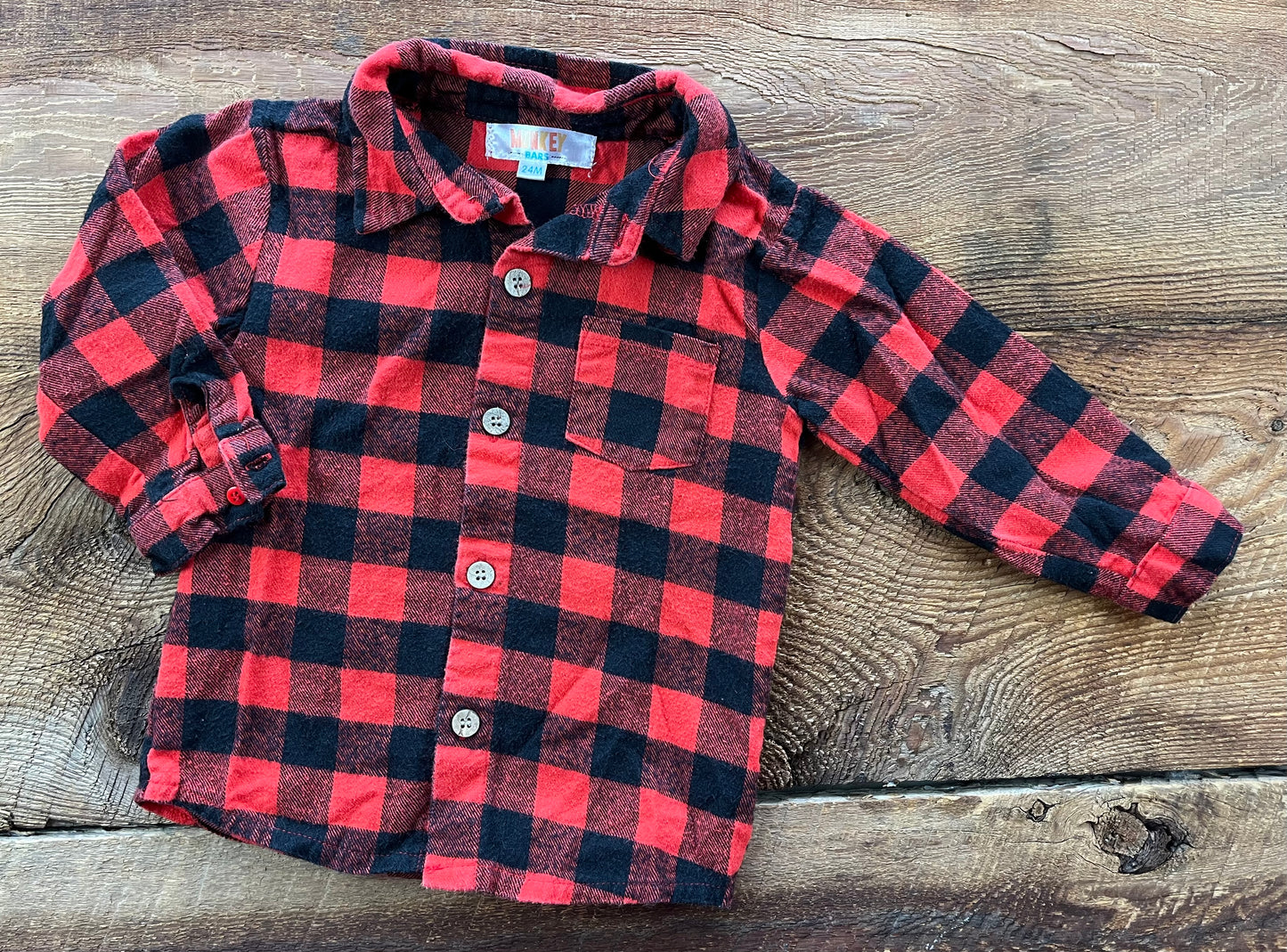 Monkey Bars 24M Flannel Shirt