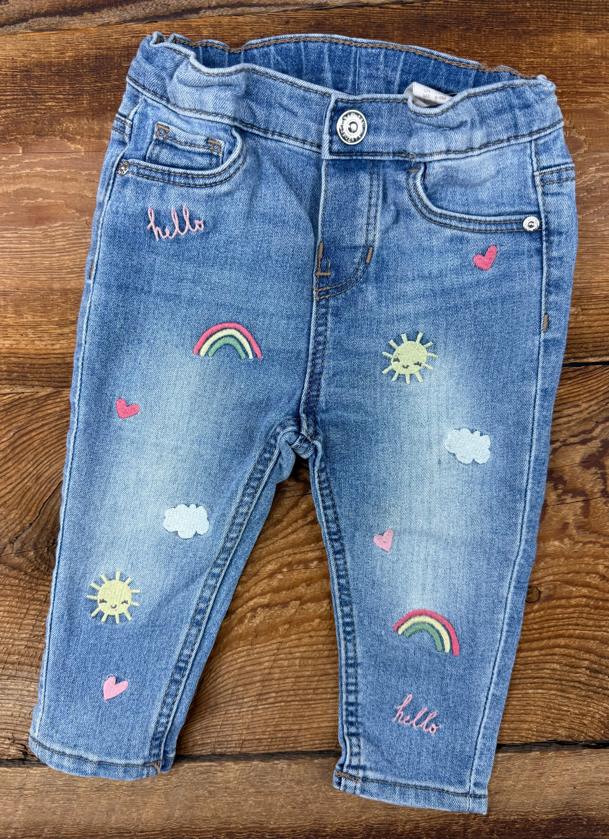 H&M 9M Embroidered Skinny Jean