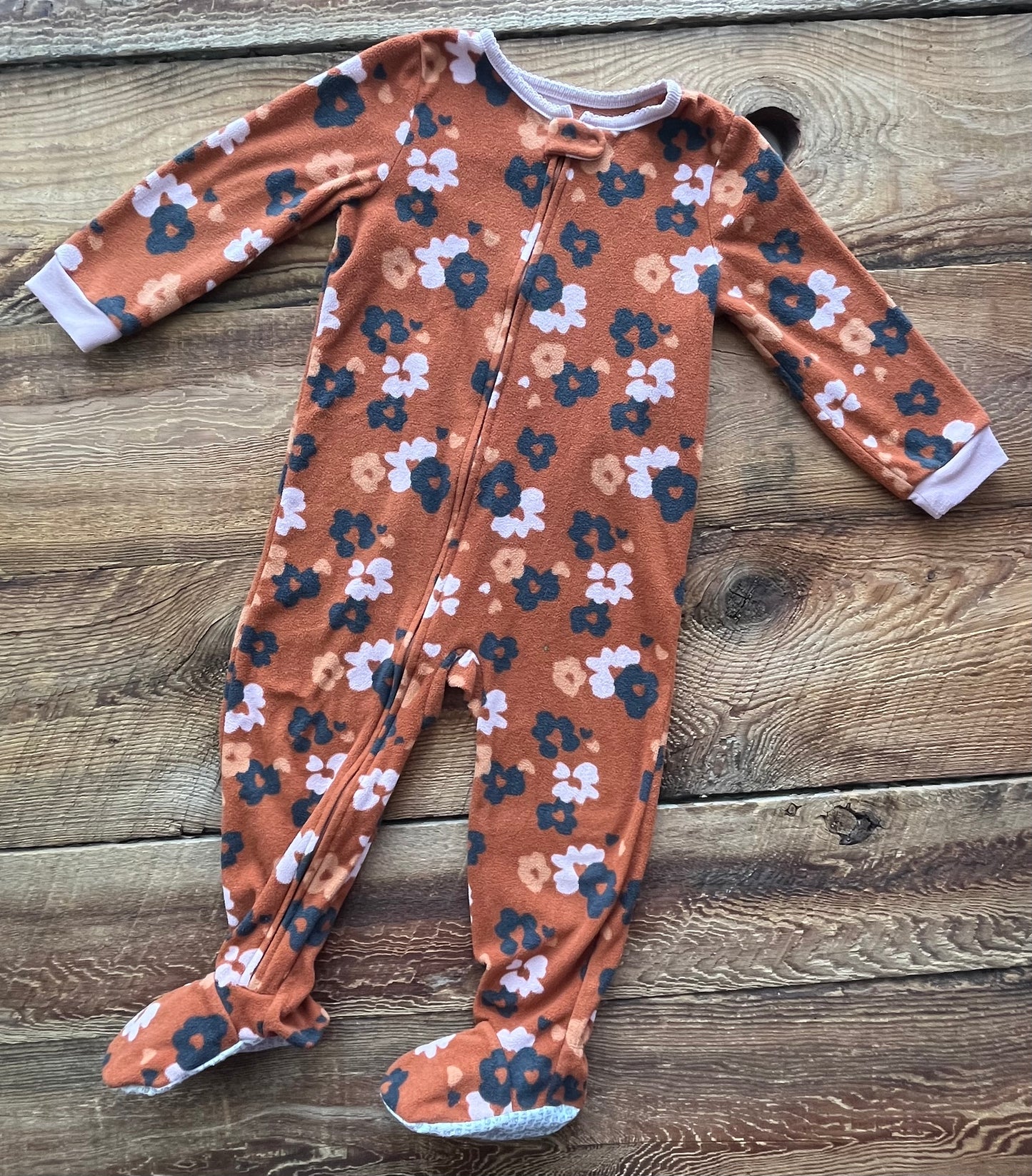 Carter’s 3T Fleece Floral Sleeper