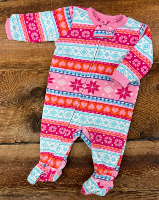 Carter’s 3M Fleece Snowflake Sleeper