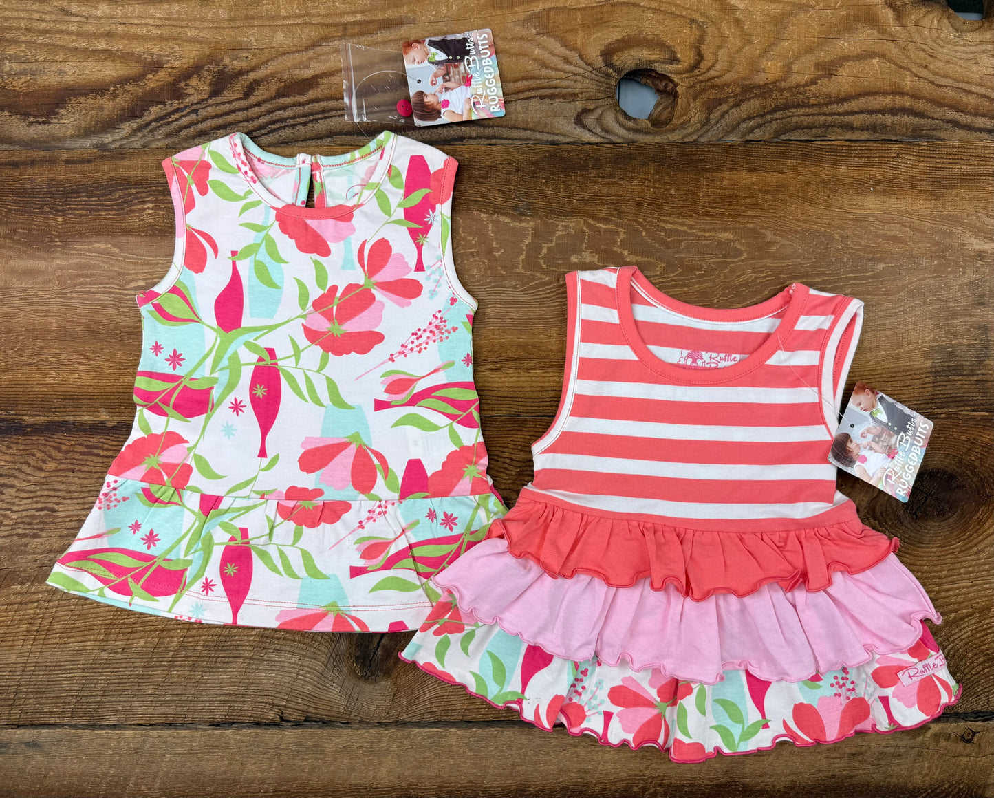 Ruffle Butts 2T Peplum Tank Set
