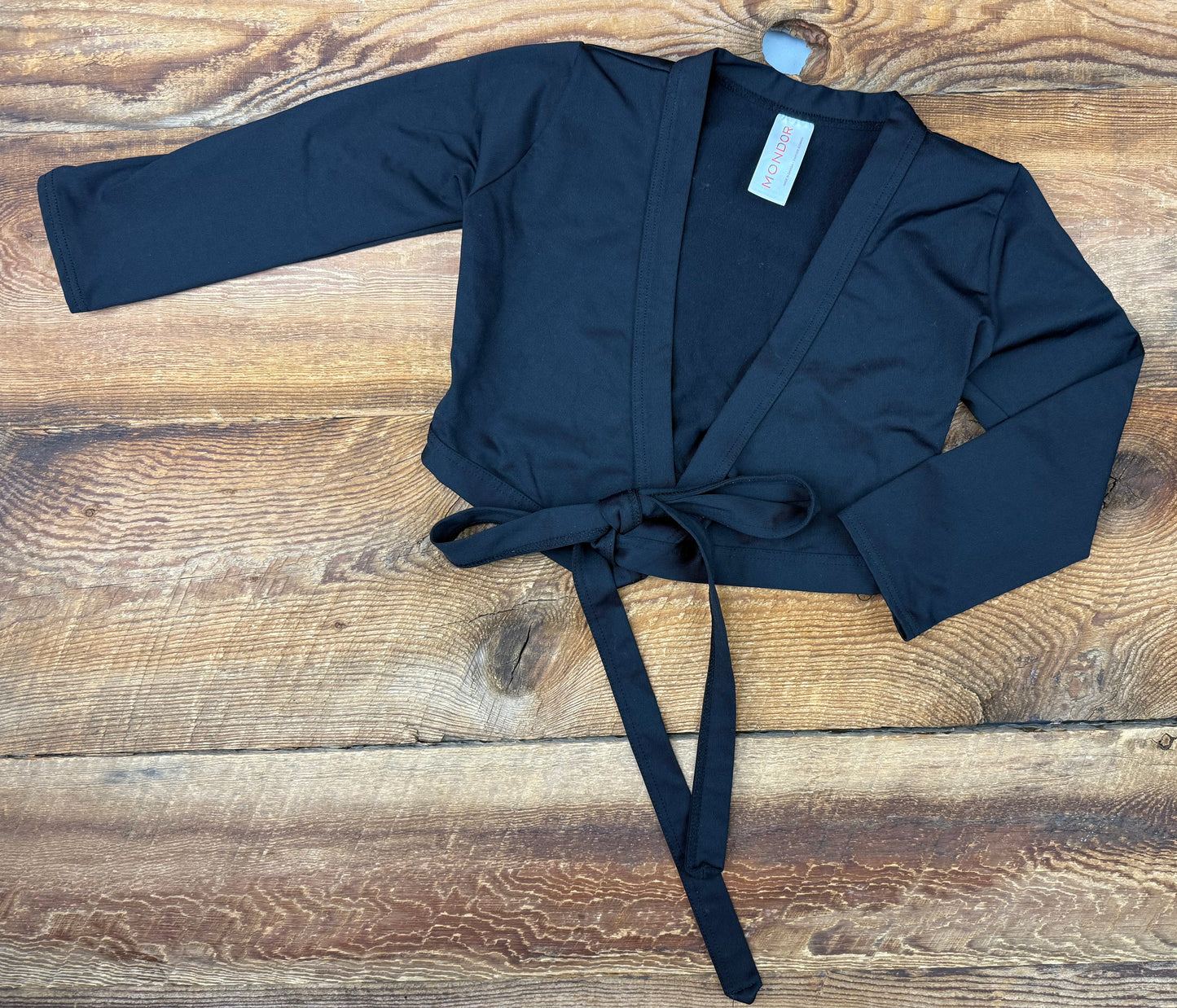 Mondor XS (4T) Dance Cropped Wrap Top