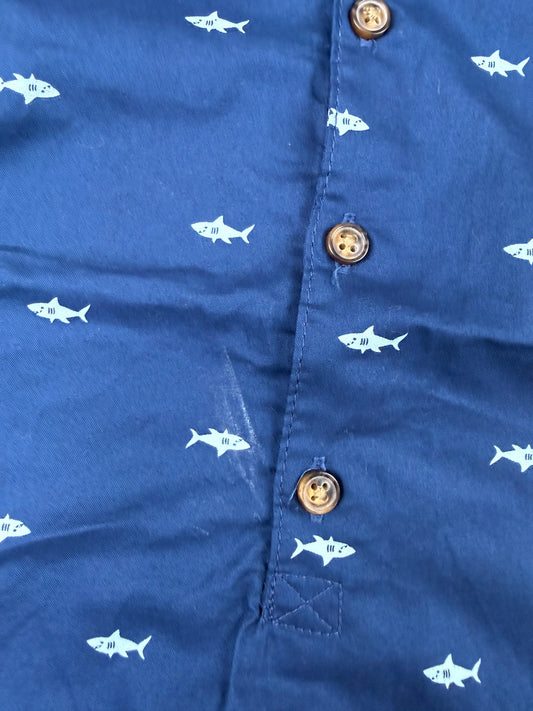 Carter's NB Shark Romper