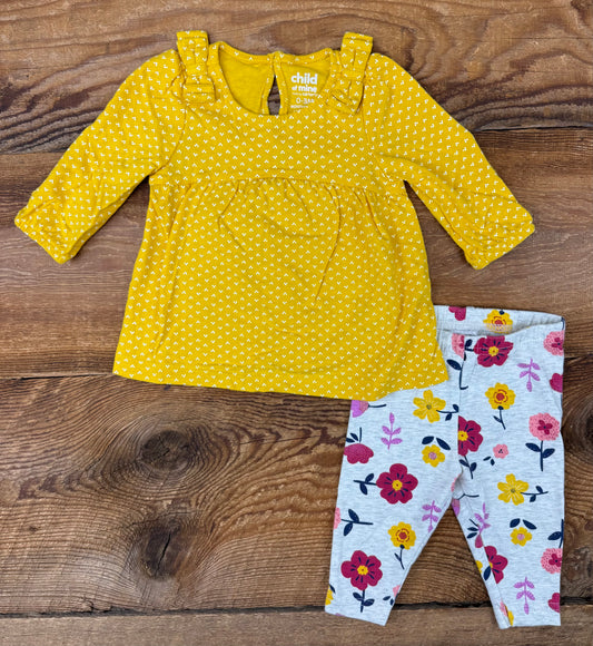 Child of Mine 0-3M Outfit