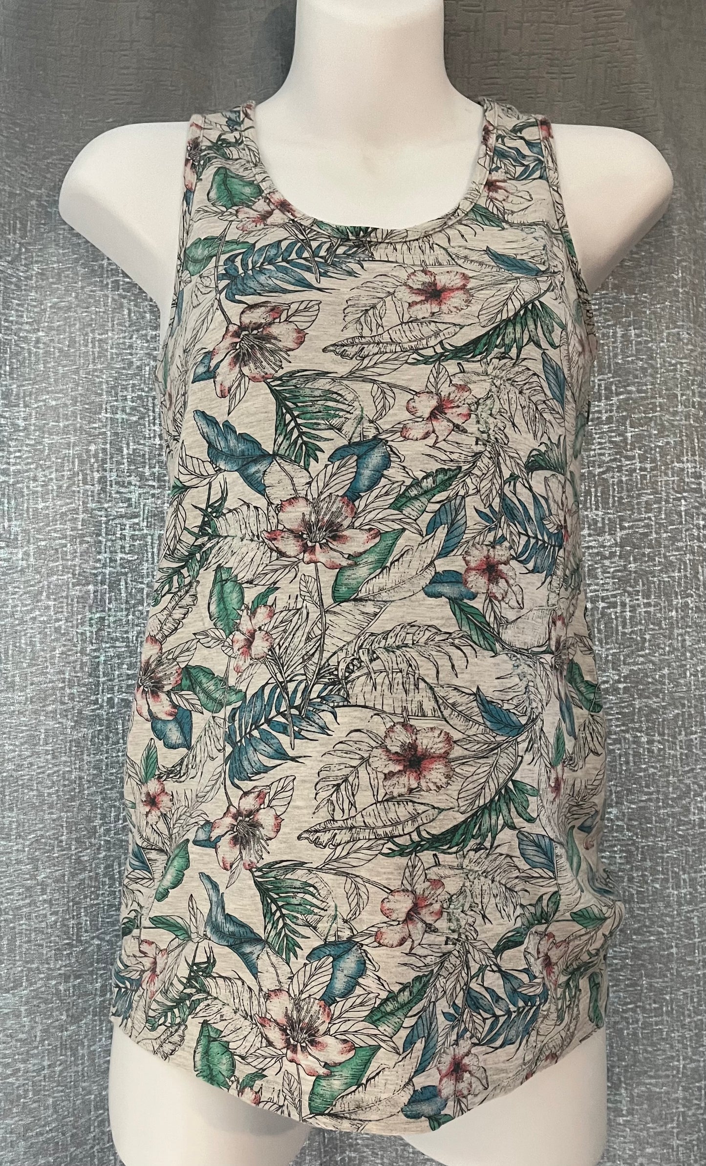 Thyme XS Maternity Floral Tank