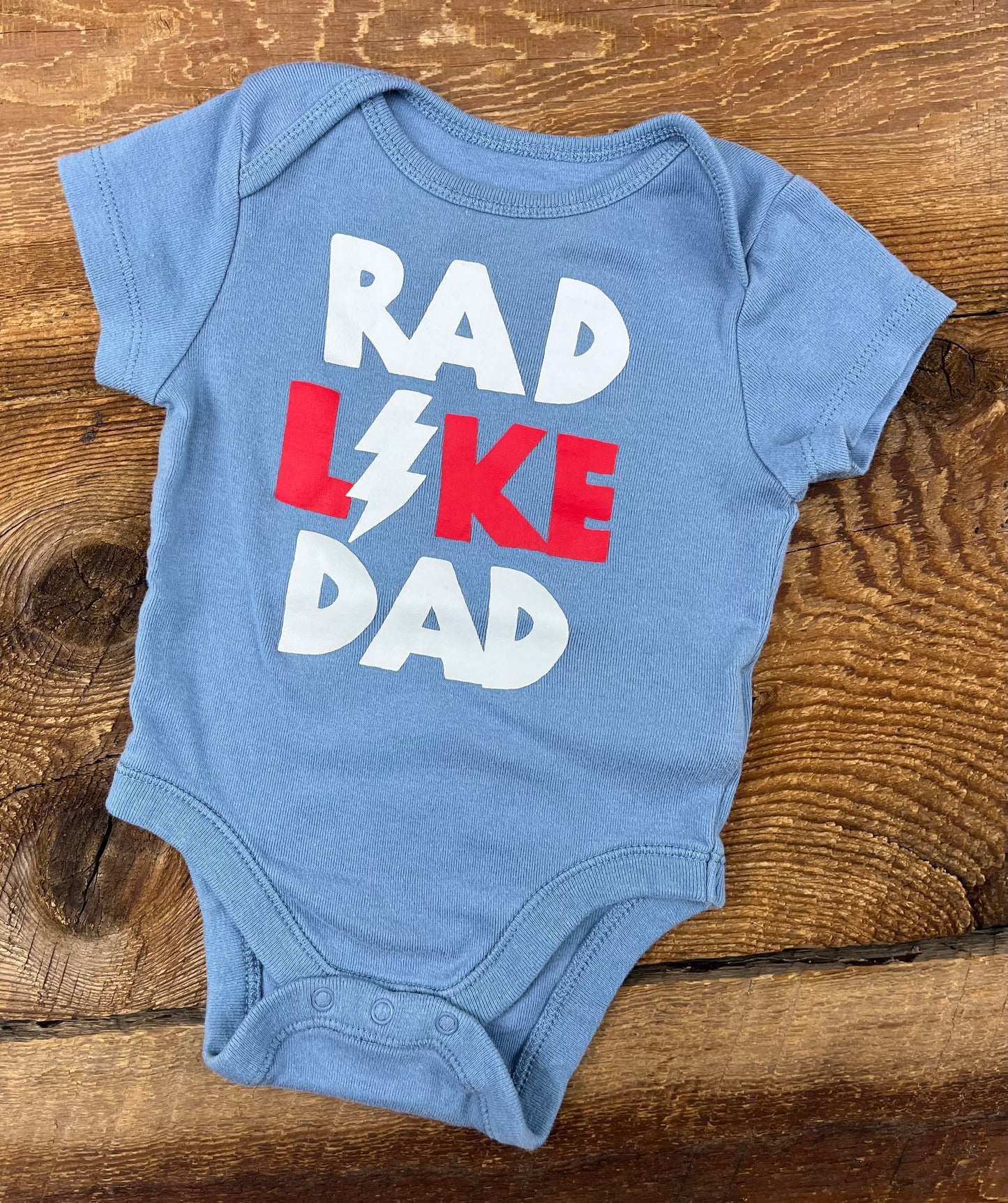 Old Navy 3-6M Rad like Dad Onesie