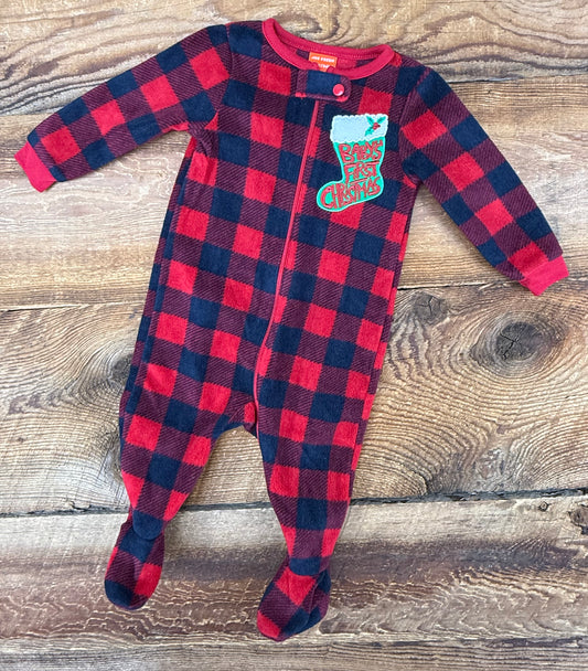 Joe Fresh 3-6M Fleece First Christmas Sleeper