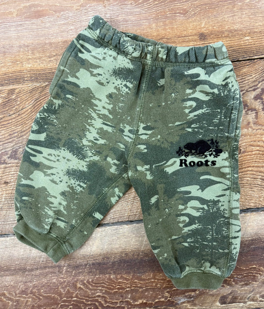 Roots 6-12M Camo Joggers