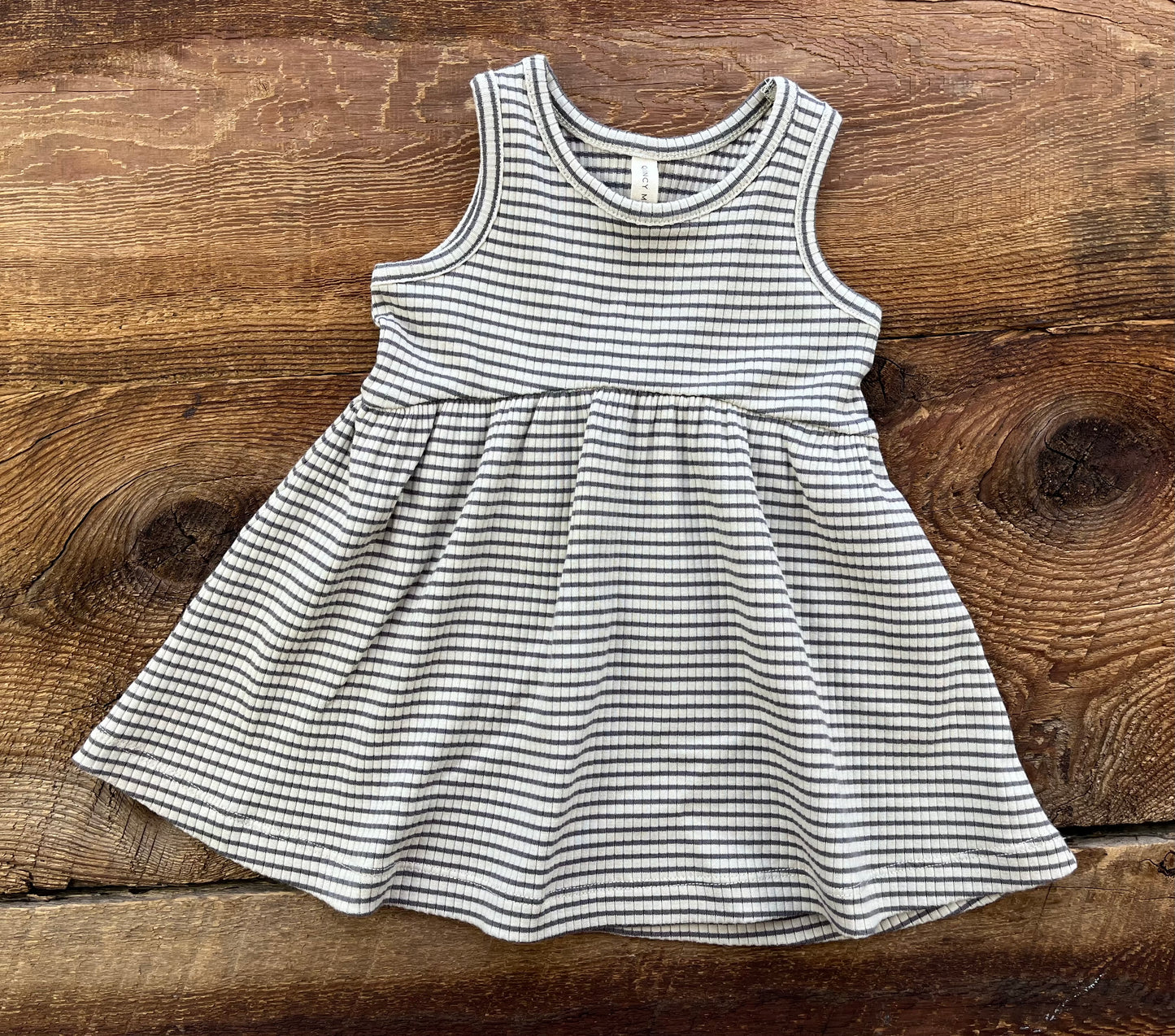 Quincy Mae 3-6M Striped Dress