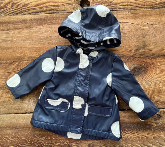 Joe Fresh 6-12M Polka Dot Rain Jacket