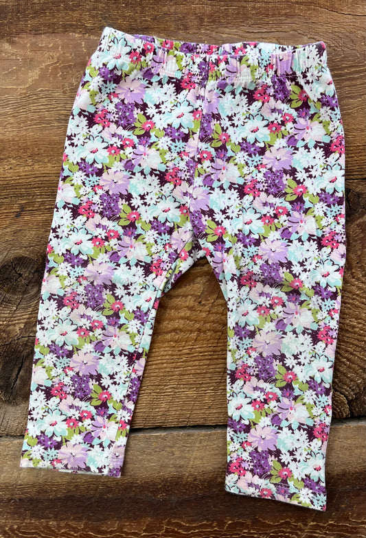 Gap 12-18M Floral Legging